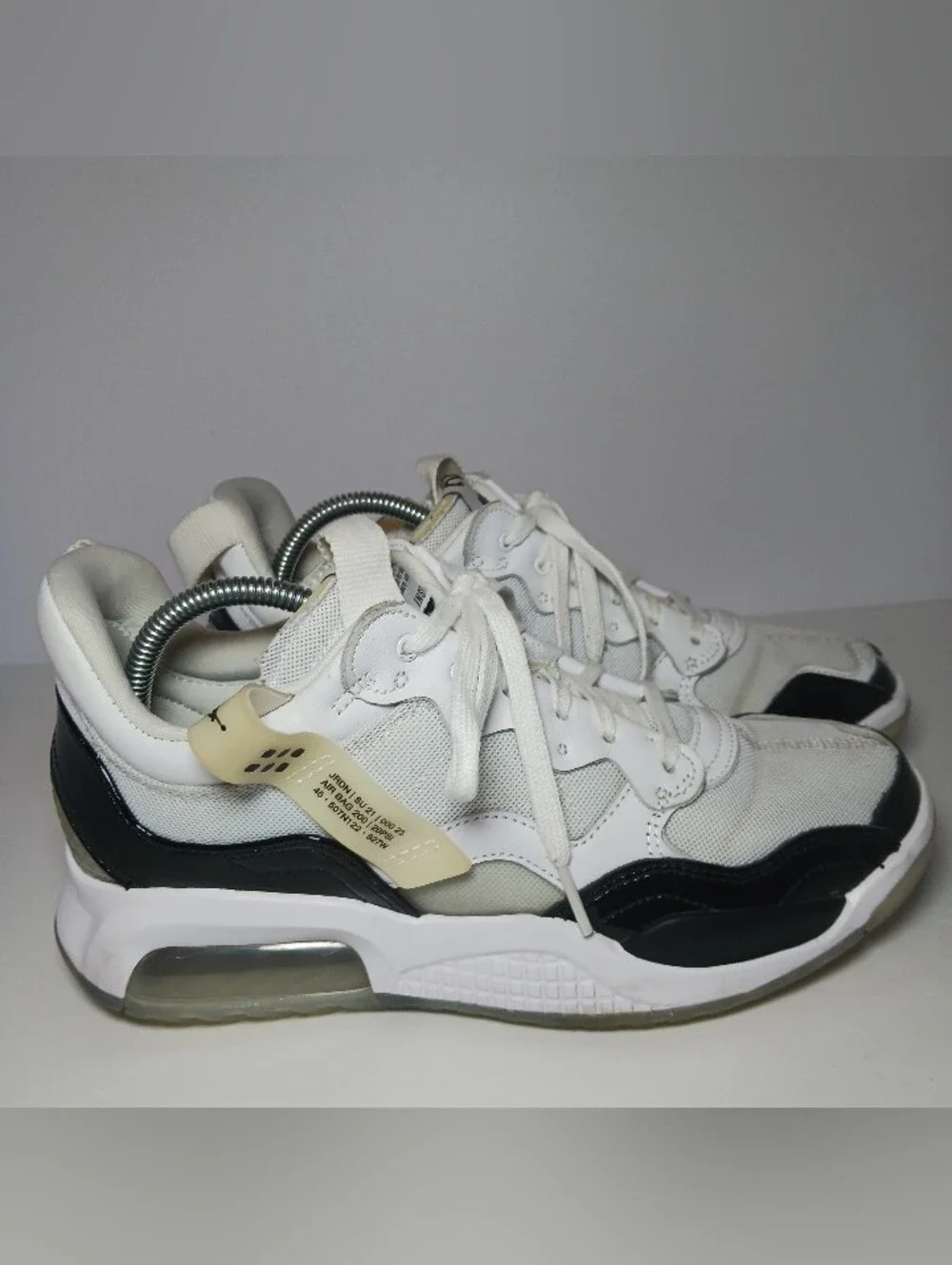 Nike Air Jordan MA2 Concord White Black Patent CV8122-105  Sneakers Mens Size 8